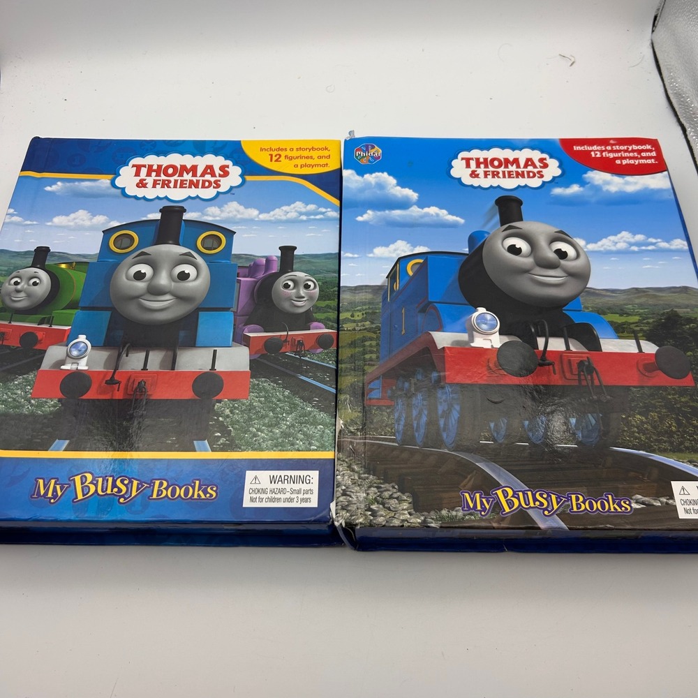 Thomas & Friends My Busy Books 2-Pack Activity Sets with Figures. Not complete.